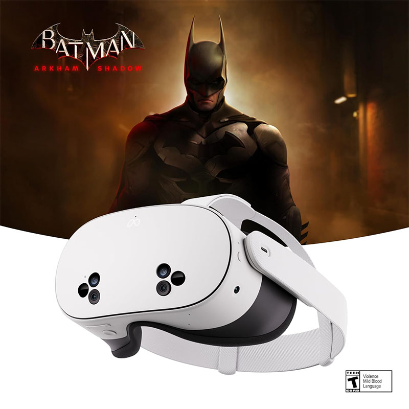 Meta Quest 3S 128GB with Batman: Arkham Shadow