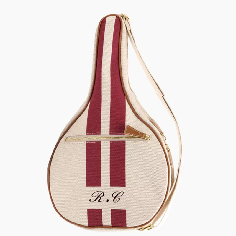 Red Striped Padel Racket Case