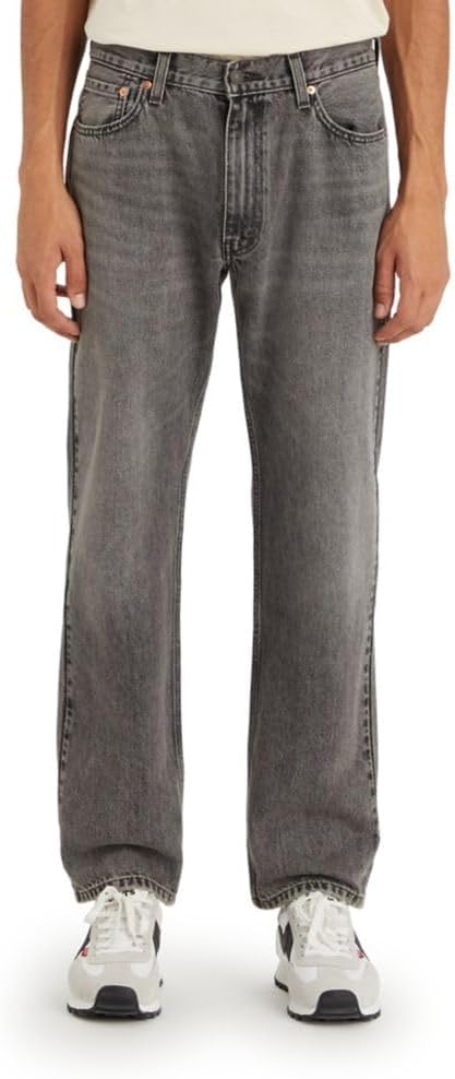 faded black loose fit jeans