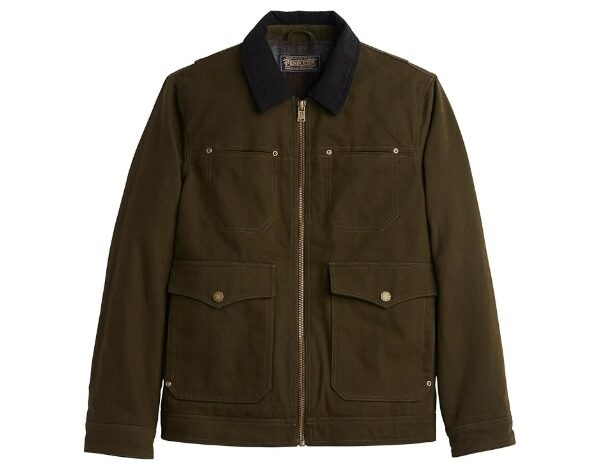 image of a zip front ranch style coat