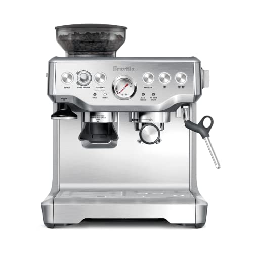 Breville Barista Express espresso machine in brushed stainless steel