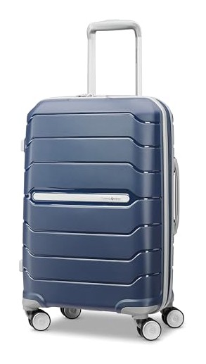 Samsonite Freeform hardside carry-on spinner suitcase in navy