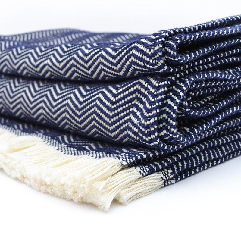 Amana Woolen Mill Herringbone Cotton Throw