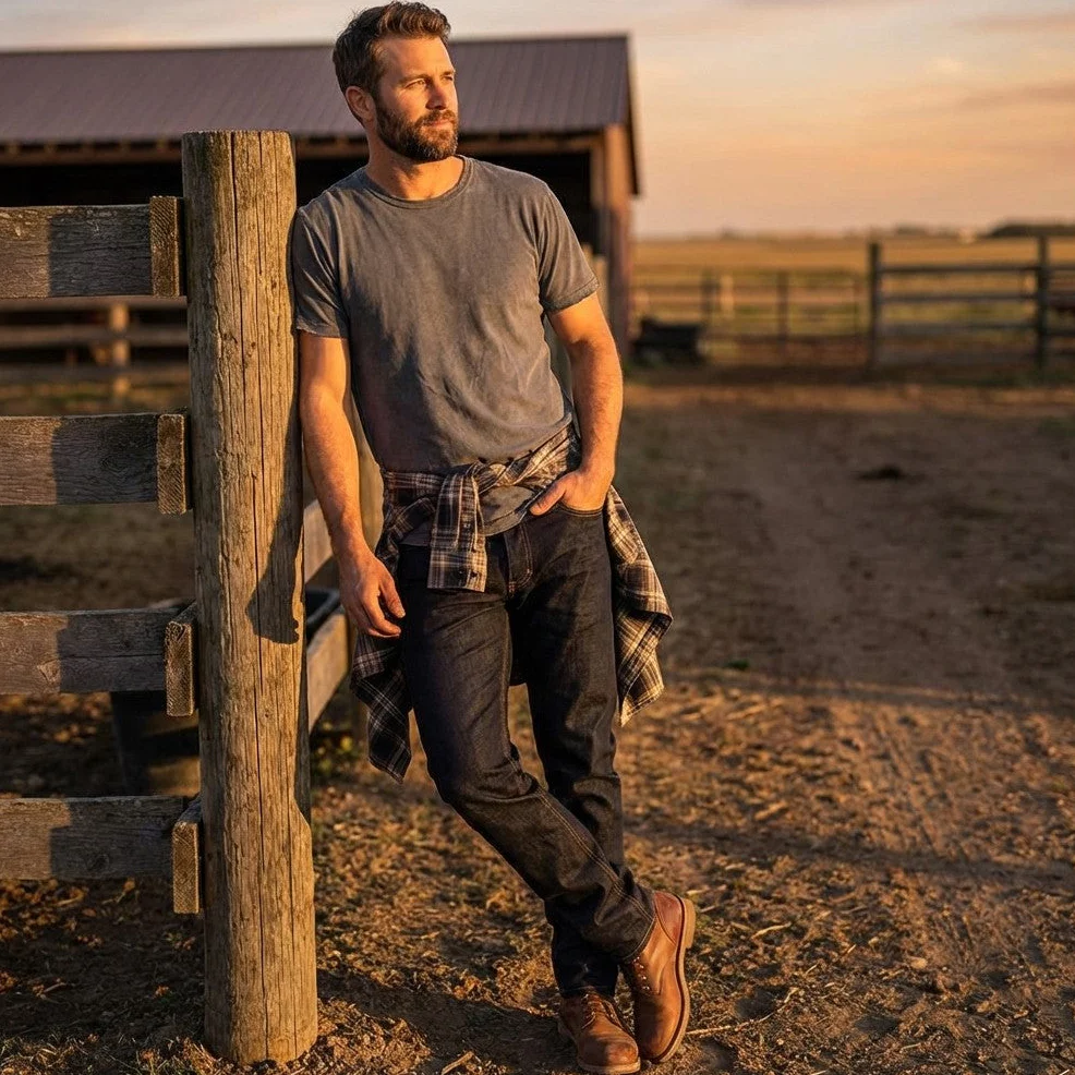 Dearborn Denim Tailored Fit, Dark Wash