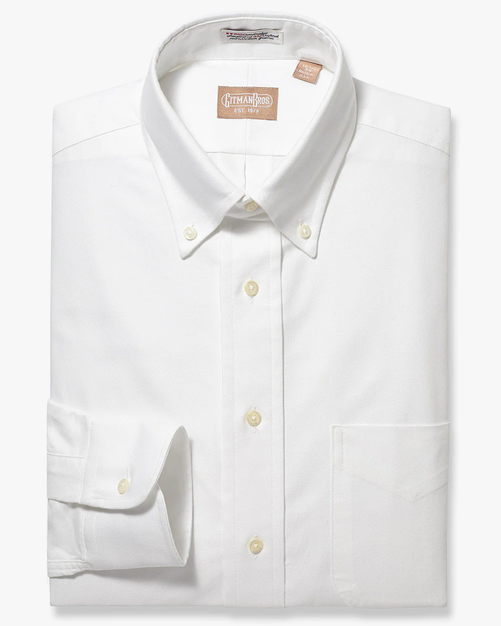 Gitman Bros. White Button Down Oxford