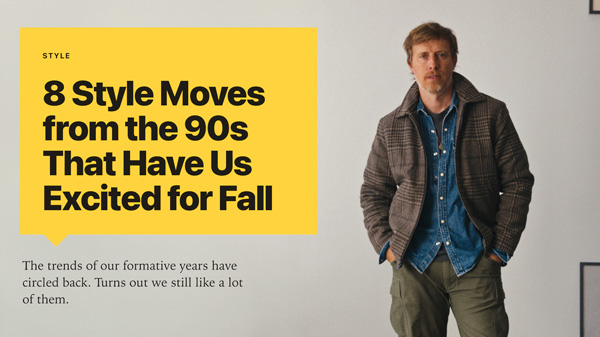 8 Style Moves from the 90s That Have Us Excited for Fall