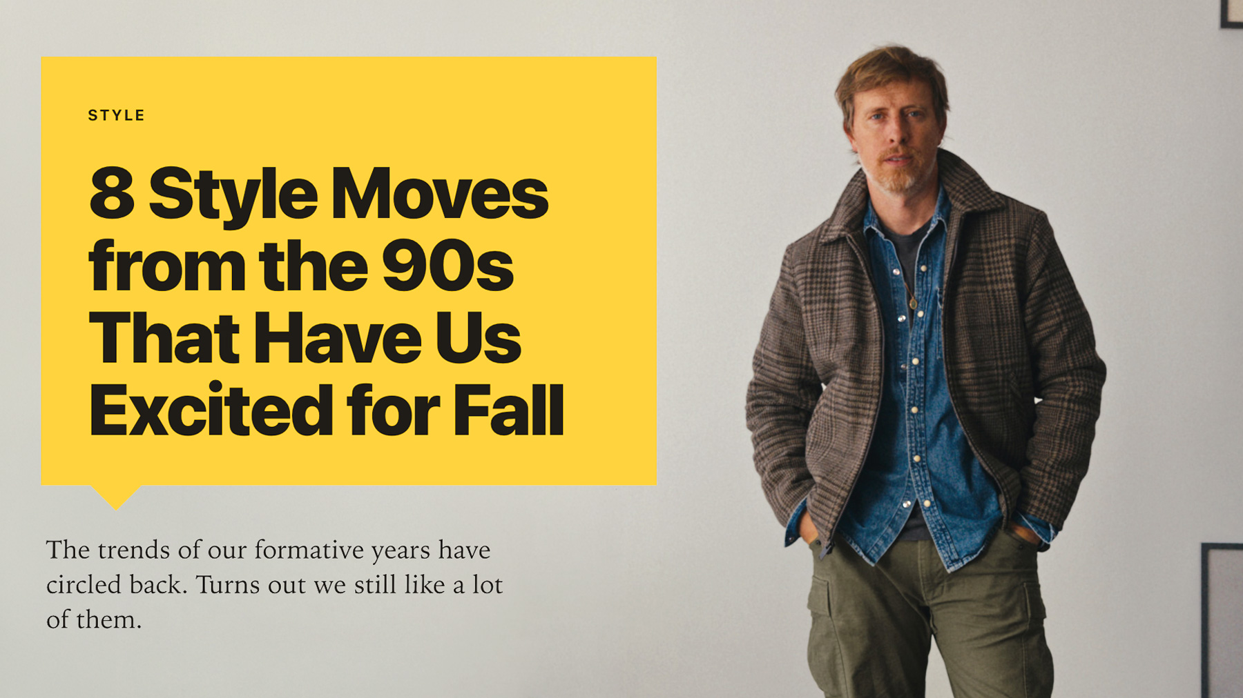8 Style Moves from the 90s That Have Us Excited for Fall