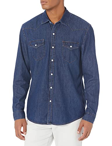 Amazon Essentials Western Denim Snap Shirt