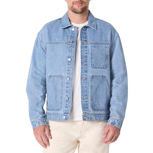 Amazon Essentials Rigid Denim Utility Jacket